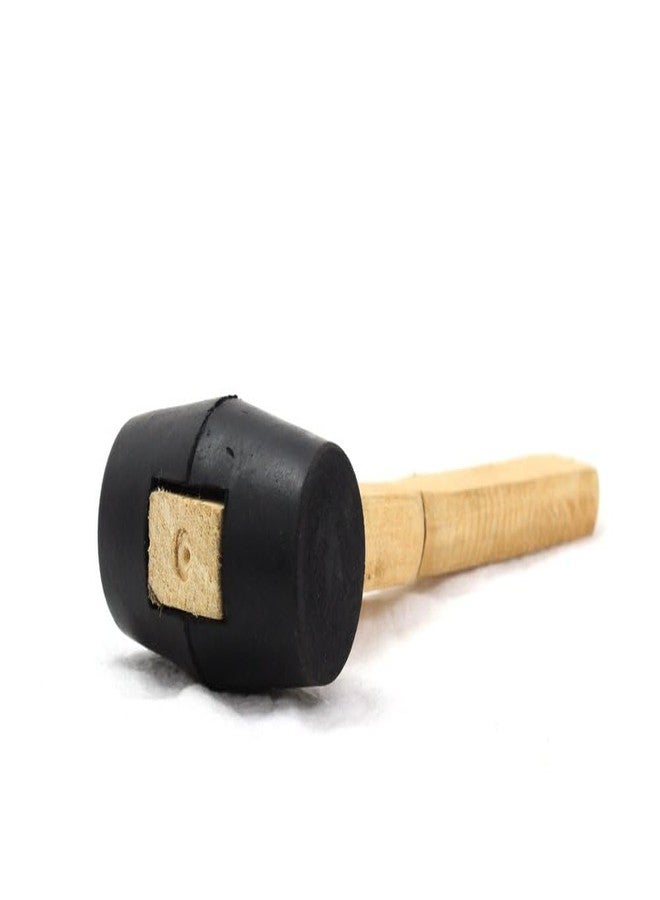 Tunir Professional Rubber Mallet Hammer Head with Wooden Handle, 1.75'' Inch - Image 4